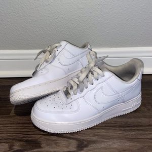 Air Force 1's White/White W Sz 8